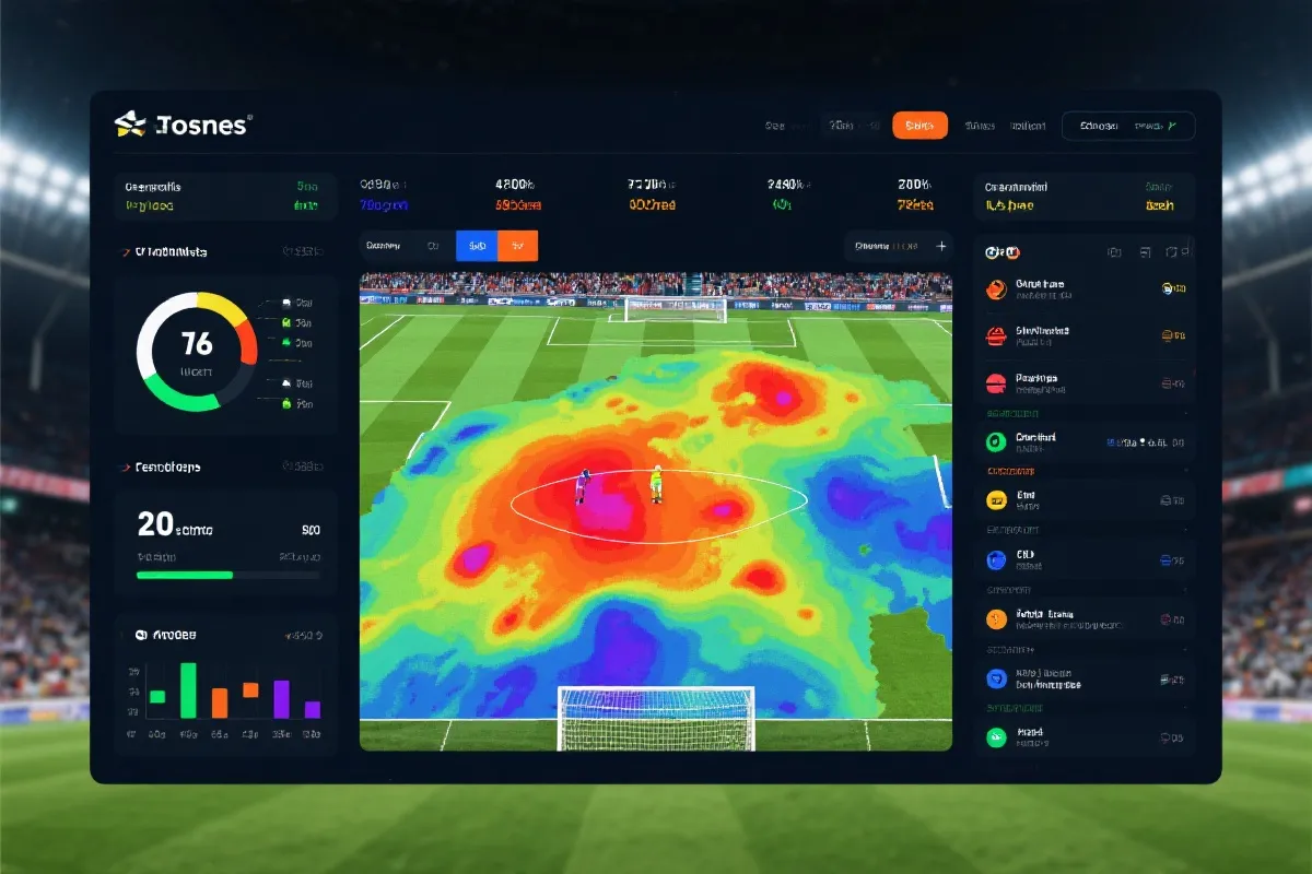 比赛统计与热图示例